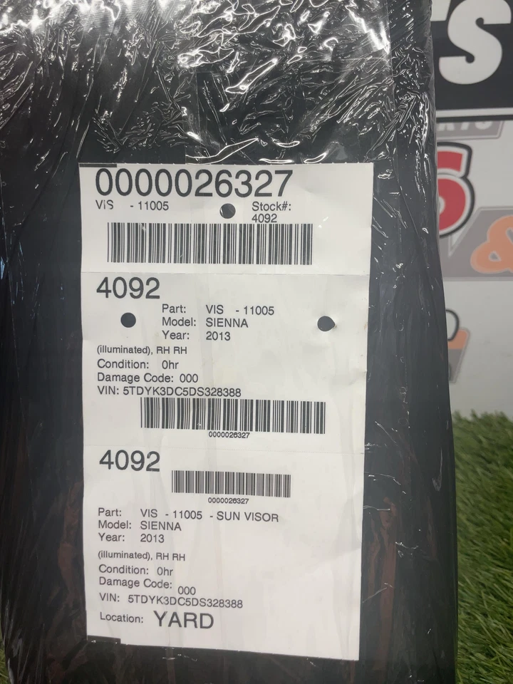 ✅ Toyota Sienna 2014 parasol derecho OEM Foto 4 de 4