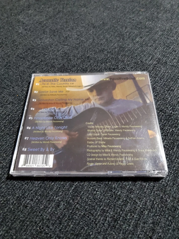 Pausitive Band Life In The Country CD Tested Rare Country Christian - Imagem 2 de 3