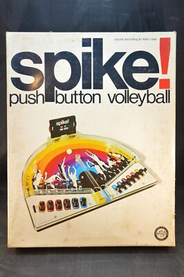 ENTEX INDUSTRIES SPIKE PUSH BUTTON VOLLEYBALL SPIEL VINTAGE FLIPPER NICHT AUFFINDBAR