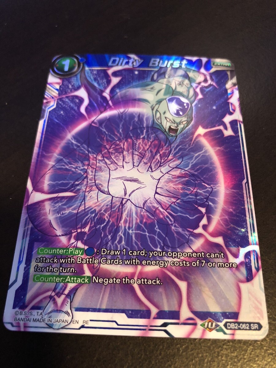 Dirty Burst Foil - DB2-062 SR - Dragon Ball Super TCG | eBay
