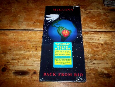 ROGER McGUINN / Byrds ( BACK FROM RIO ) LONGBOX CD in shrink w/ HYPE sticker 