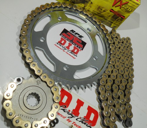 2015-2018 DUCATI SCRAMBLER DID VX3 GOLD CHAIN AND SPROCKETS KIT - Bild 3 von 4