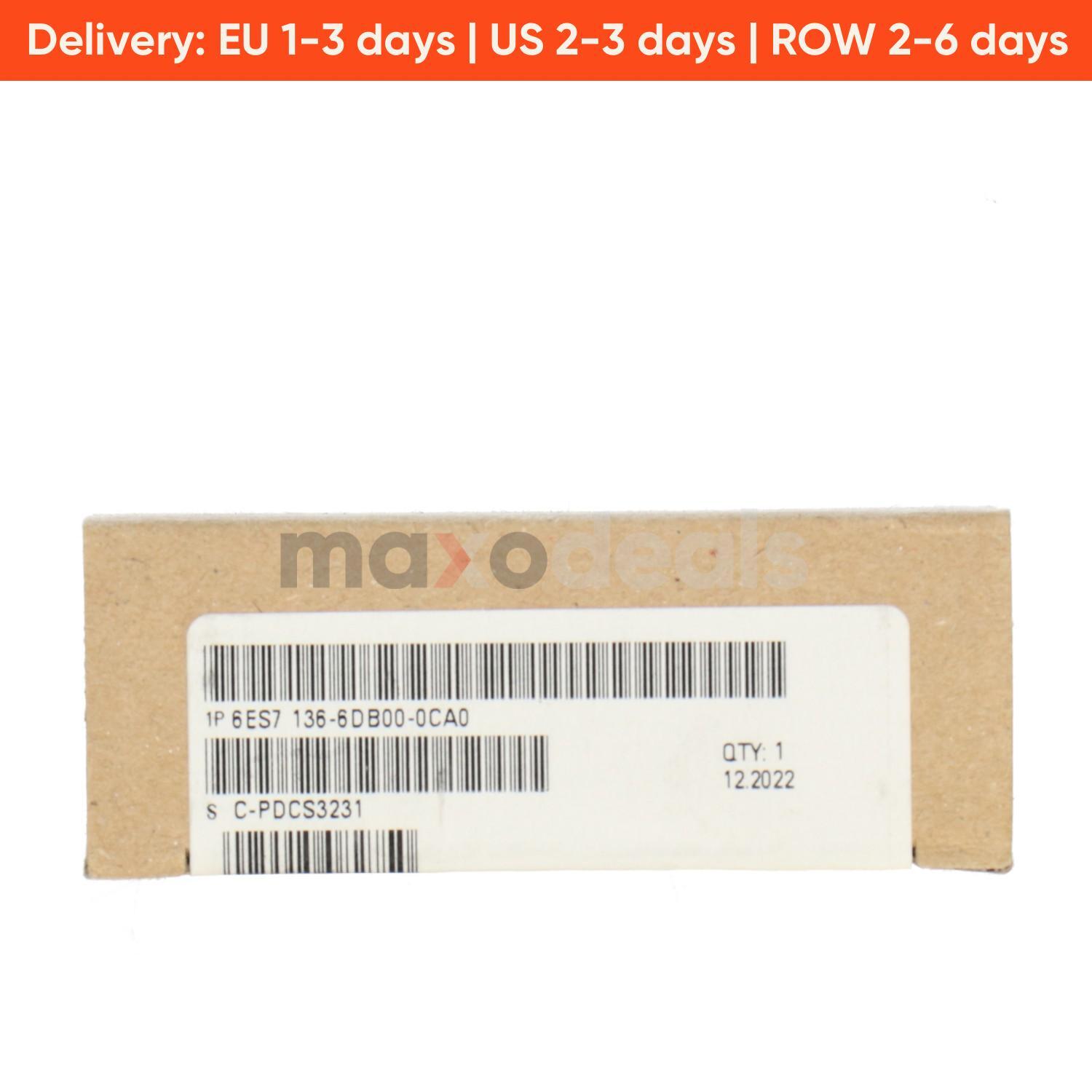 Simatic 6ES7 136-6DB00-0CA0 - DP ET200SP - | Low cost
