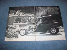 1923 Ford T-bucket Roadster Vintage Street Rod Article The Great Release