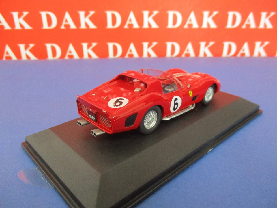 Die cast 1/43 Modellino Auto Ferrari 330TRi 24H Le Mans 1962 O. Gendebien by Ixo - Immagine 3 di 4