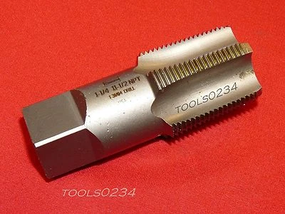 1-1/4" -11-1/2 NPT Irwin 1908 ZR Taper Pipe Tap Carbon Steel USA US Seller