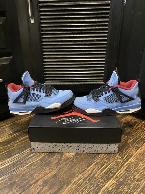 Size 9.5 - Jordan 4 Retro x Travis Scott Mid Cactus Jack