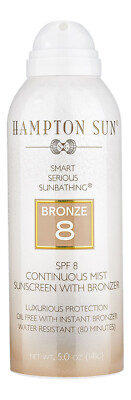Hampton Sun SPF 8 Bronze Continuous Mist 5 oz. Sunscreen