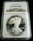 1999 P $1 American Silver Eagle NGC PF69 Ultra Cameo