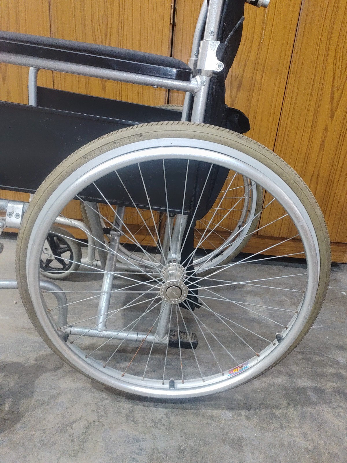 Enigma Black Fold Up Wheel Chair Max 115kg Used Acceptable Condition