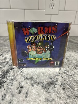 Worms: World Party - PC - Strategy Game - W/ User Manual 