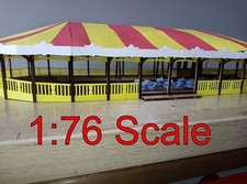 1:76 scale showman's 10 car fairground Brooklands Speedway Ride MDF model kit