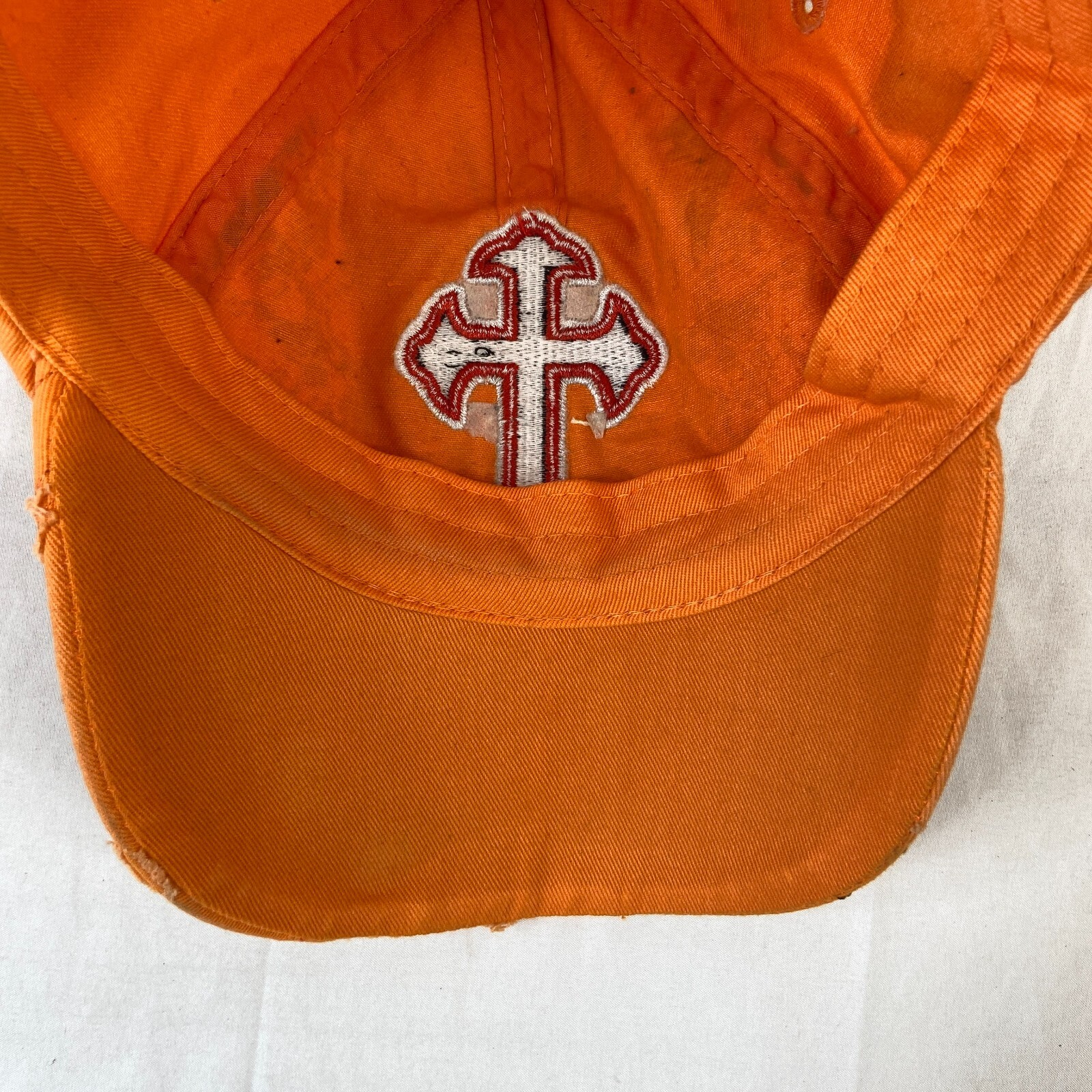 Alternative Cross Baseball Cap Buckleback Hat Ora… - image 8