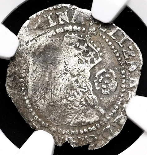 ENGLAND Queen Elizabeth I 1579 AD Threepence 3P 1558-1603 Silver S-2573 Coin NGC