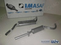 Imasaf Auspuffset Mitteltopf + Endtopf FüR Audi 80 1.6 (80,81B1) 1975-1978