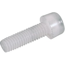 Image of Toolcraft Hexagonal Cylinder Head Screws DIN 912 Polyamide M5 x 25mm Pack Of 10