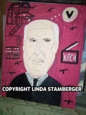 Hitch Original Art Painting by Linda Stamberger