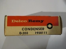 GM Delco Remy ORIGINAL Ignition condenser D-203 1928111  1930-70  6 cyl.