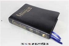 The Mission KJV Color Study Bible with Ellen White Comments Leather
