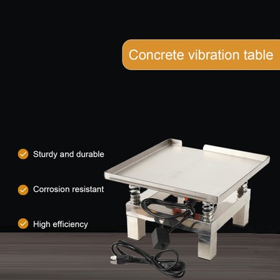 Concrete Vibration Table Small Vibrating Test Bench Stainless Steel 110V 50W