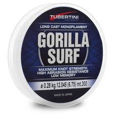 Filo Tubertini Gorilla Surf 300 Mt Monofilo Mare Surfcasting Pesca Affondante