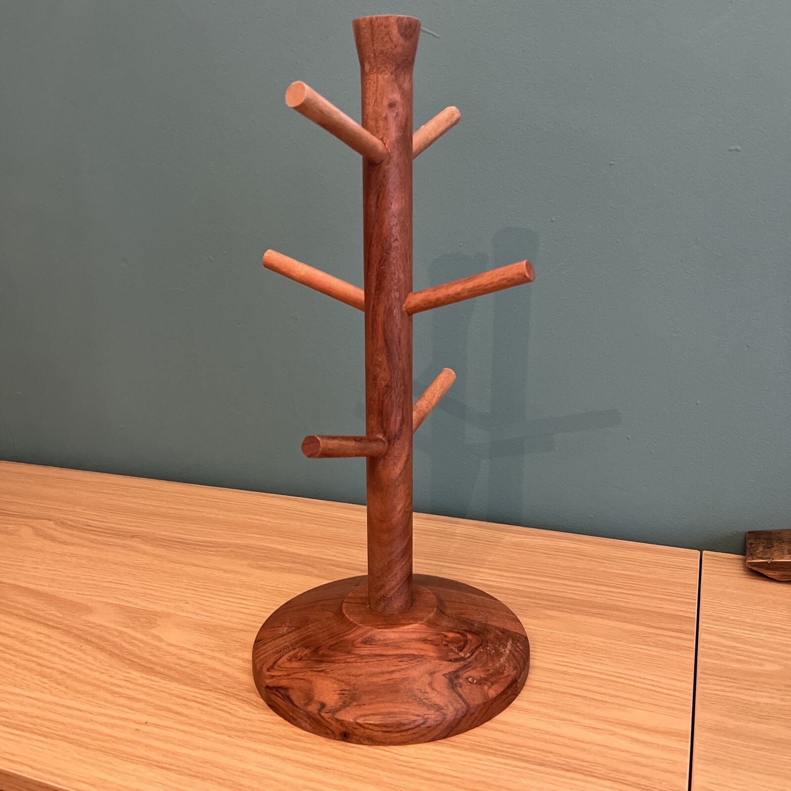 Hearth and Hand Magnolia Wood Coffee Mug Cup Tree Organizer Decor