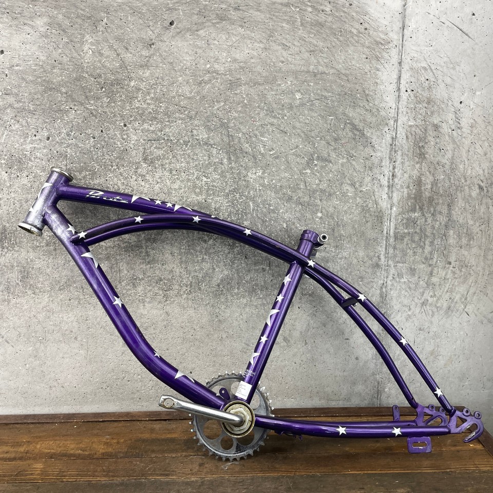 Vintage Bratz Muscle Bike Frame Star 20" 90s Banana Cantilever Lowrider