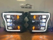 OLM INFINITE SERIES LED HEADLIGHTS w/White DRL For 2015-17 Ford F-150/17+ Raptor