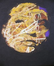 Framed Canvas Street  graffiti Urban  Art Print   abstract face wall decor