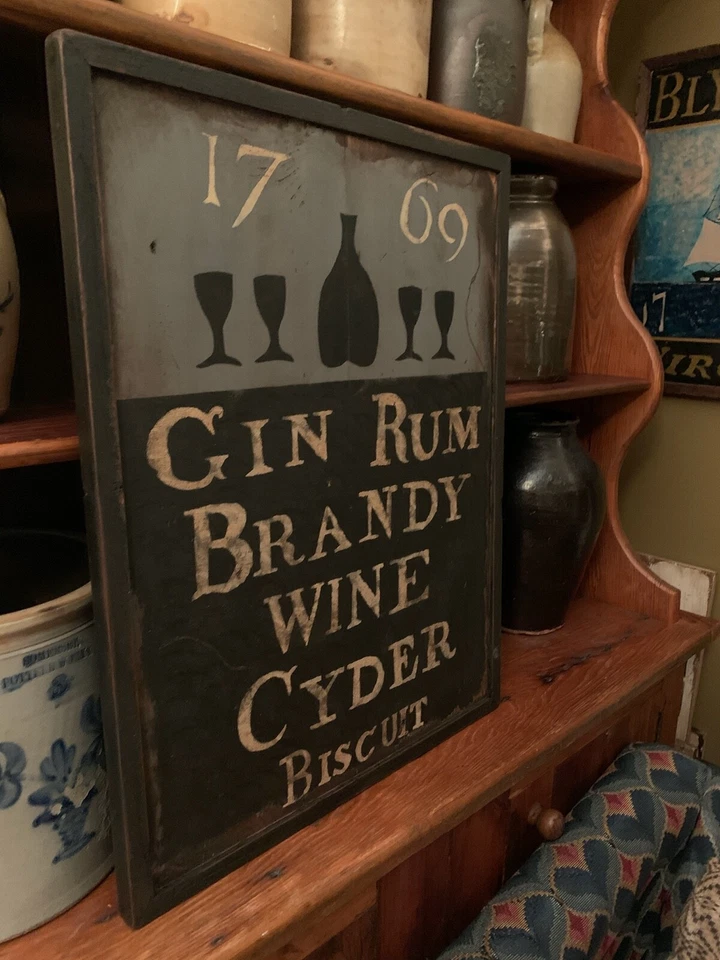 Primitive, Colonial Early American, Wooden Tavern Sign MADE TO ORDER - Image 2 of 3