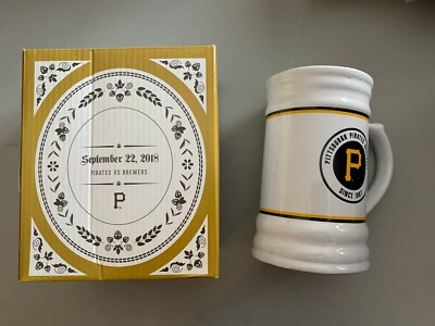 Pittsburgh Pirates Oktoberfest Beer Stein September 22, 2018 Brand New in Box