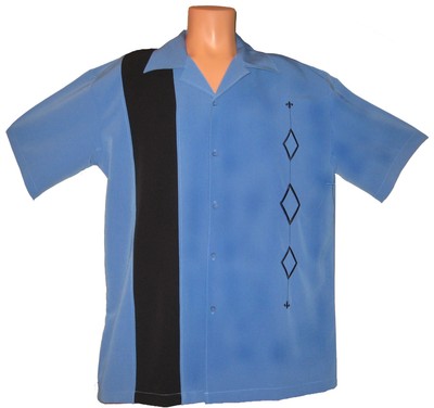 Mens Bowling Shirts Retro Vintage 