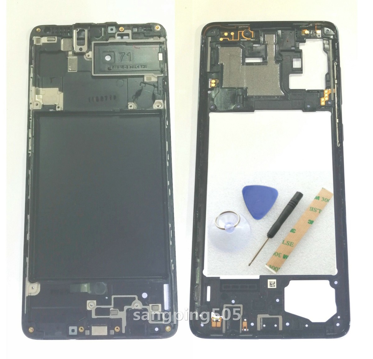Genuine Black Housing Front Bezel Middle Frame For Samsung Galaxy