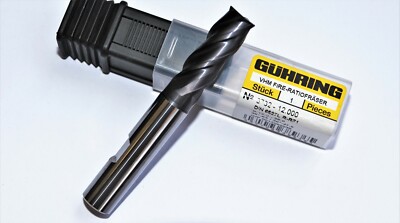 Solid carbide fire ratio cutter 12 mm Gühring high-performance cutter RF 100 U 3732 12 new