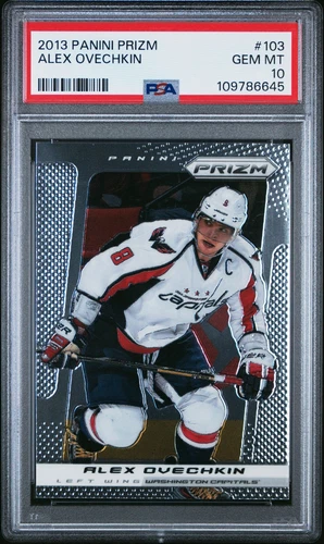 2013 Panini Prizm Alexander Ovechkin PSA 10