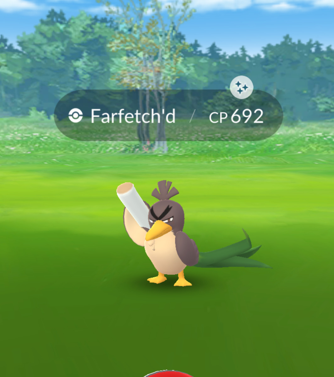 * Shiny Farfetch'd * Mini P T C - Pokémon - have 80k stardust