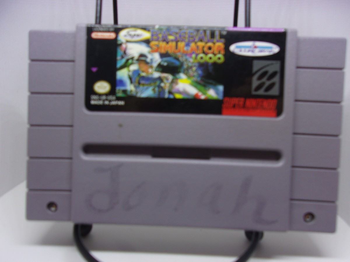 スーパーファミコン - SFC★SUPER BSAEBALL SIMULATOR 1000 SNES Super Baseball Simulator 1000 SNES 47743950162| eBay