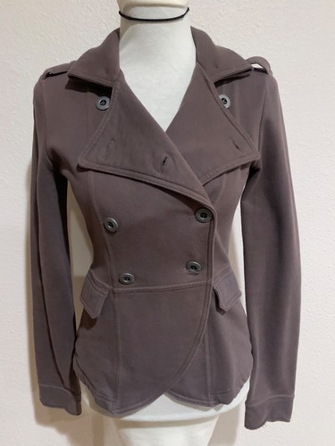 CONVERSE ONE STAR Womens Size S Military Style Jacket Blazer Buttons Pocket Look - Foto 9 di 22