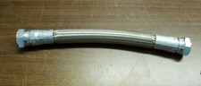 Stainless Steel Braided Hose 1-1/2" ID x 19" length Threaded