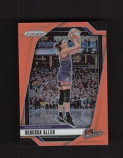 2024 Panini Prizm WNBA #124 Rebecca Allen Orange Prizms #/99