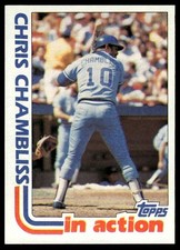 1982 Topps #321 Chris Chambliss NRMT+