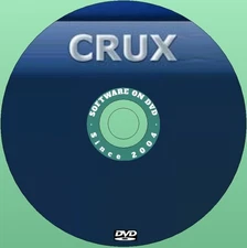 Latest New Release Crux Linux OS Operating System for PC on DVD