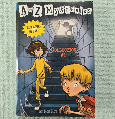 A to Z Mysteries: Collection #1 Ron Roy Combined Volume PB Ages 4-8 Worn, Stain