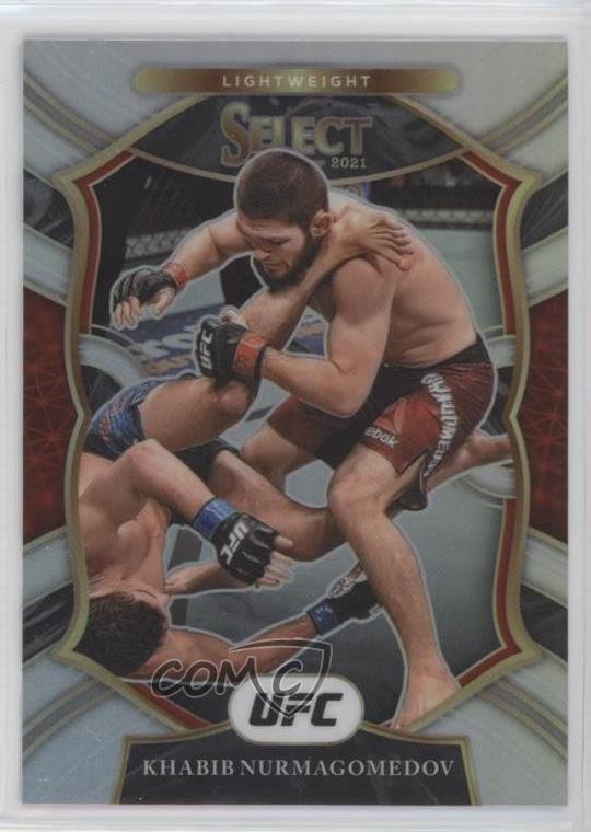 2021 Panini Select UFC Concourse Silver Prizm Khabib Nurmagomedov #47 4m4