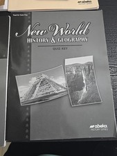 Abeka 6th Grade New World History & Geography...