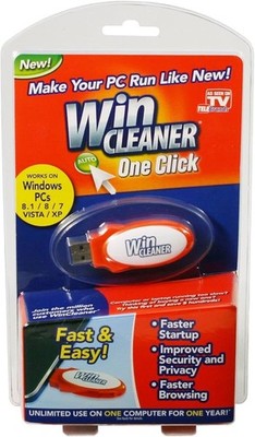 WIN CLEANER One Click USB PC Computer Clean Repair Protect Windows As Seen On TV
