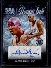 2023-24 Panini Hoops Premium Stock Harold Miner Ink Auto Autograph/- Heat