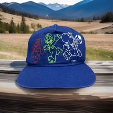 Super Mario Brothers Yoshi Mario Cart Video Games Nintendo Baseball Cap Sz Youth