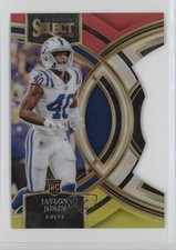 2023 Panini Select Premier Level Red & Yellow Prizm Die-Cut Jaylon Jones 1bu1