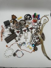 Mixed Lot Craft And Wearable Fashion Jewelry And Figures